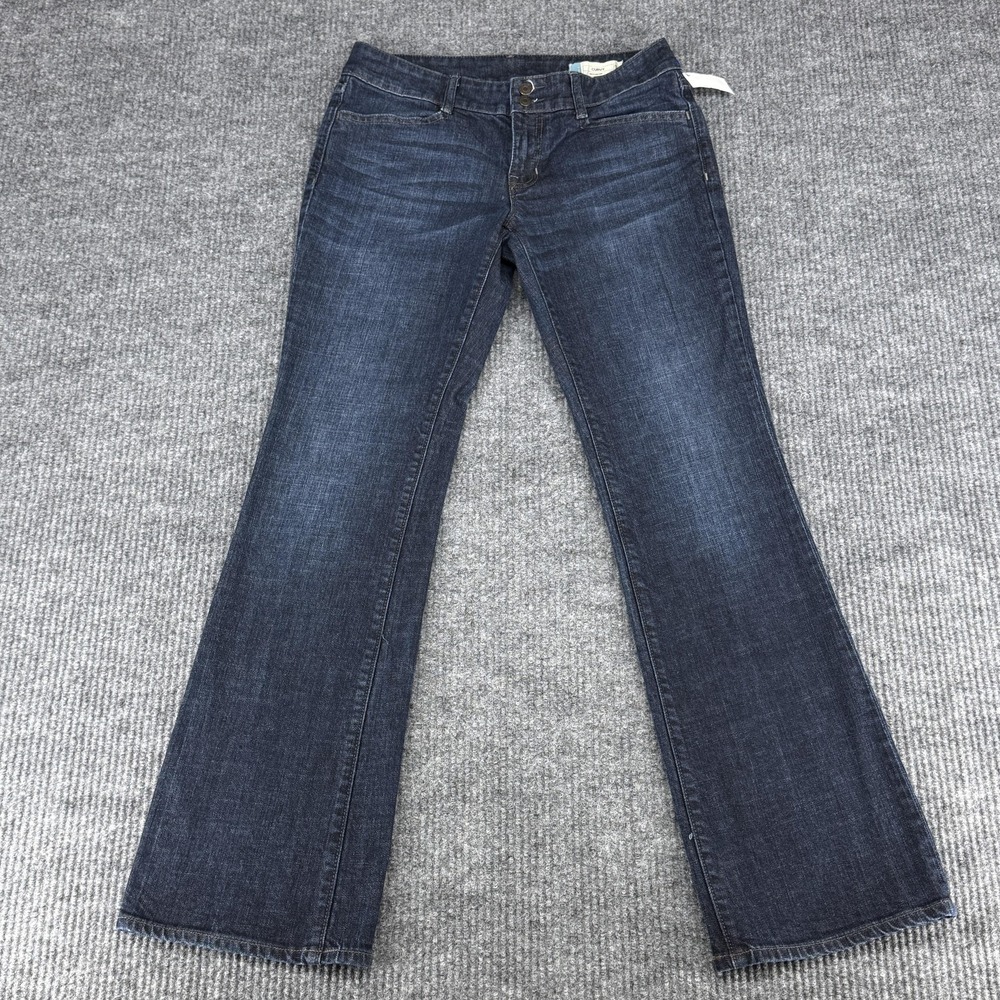 Y2K Gap Curvy Bootcut Jeans Womens 8L Tall Blue Dark Wash Mid Rise Stretch Denim
